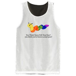 You Think Youve Felt True Fear Funny Mesh Reversible Basketball Jersey Tank