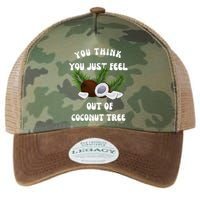 You Think You Just Fell Out Of Coconut Tree V Neck Legacy Tie Dye Trucker Hat