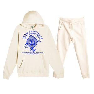 You Think You Fell Out Of A Coconut Tree Kamala Premium Hooded Sweatsuit Set