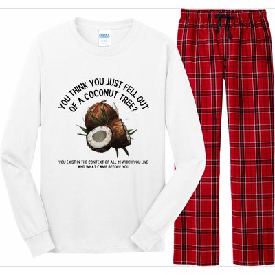 You Think You Just Fell Out Of A Coconut Tree Kamala T Shirt1.Png Long Sleeve Pajama Set