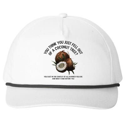 You Think You Just Fell Out Of A Coconut Tree Kamala T Shirt1.Png Snapback Five-Panel Rope Hat