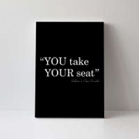 You Take Your Seat Biden's Cue Cards Funny Anti Biden FJB Canvas