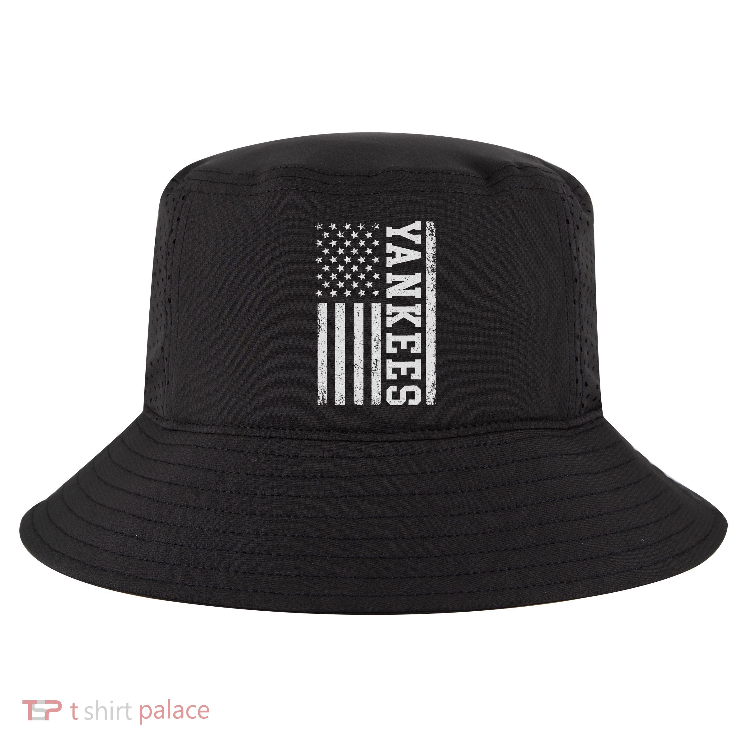 Yankee Us Flag Cool Comfort Performance Bucket Hat