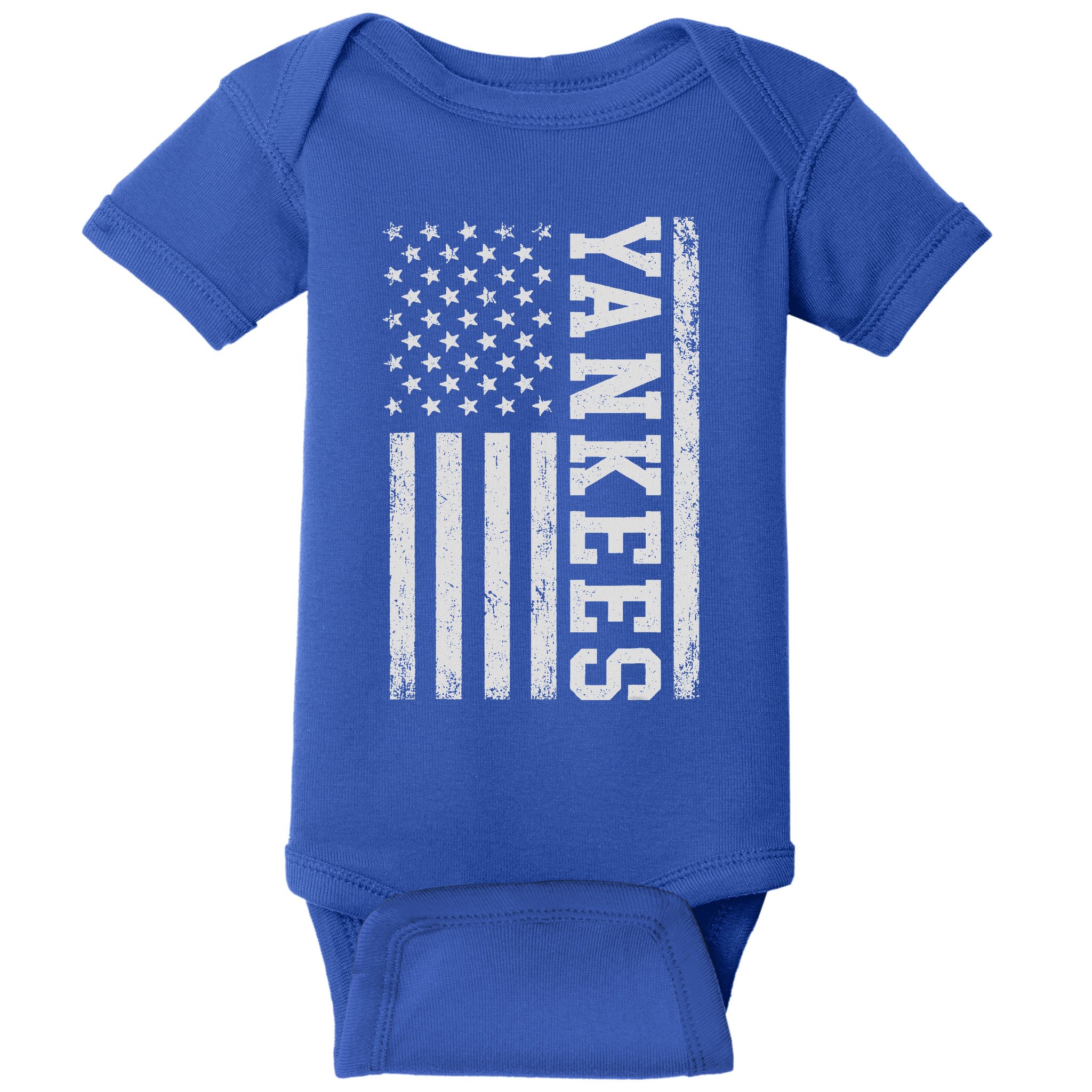 Yankee Us Flag Baby Bodysuit