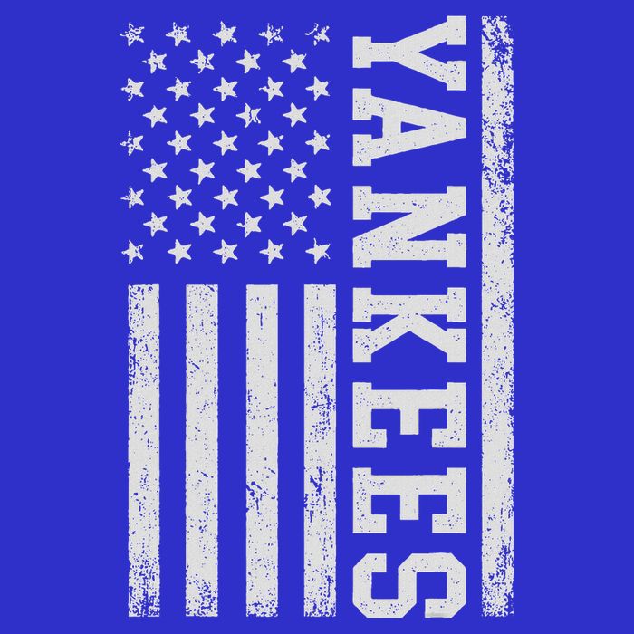 Yankee Us Flag Zip Tote Bag