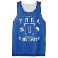 Yoga University Heavily Meditated Vintage College Varsity Cool Gift Mesh Reversible Basketball Jersey Tank