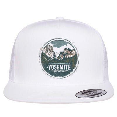 Yosemite Us National Park Vintage Flatbill Hat
