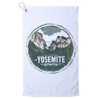 Yosemite Us National Park Vintage Golf Towel