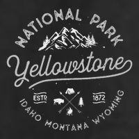 Yellowstone Us National Park Bison Buffalo Vintage Beanie