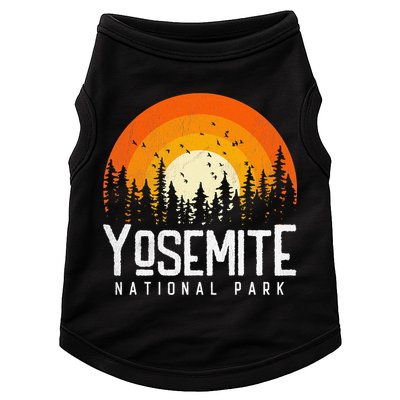 Yosemite US National Park Retro Style Vintage 70s 80s Doggie Tank