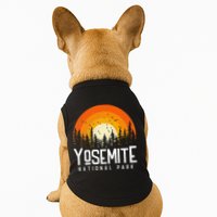 Yosemite US National Park Retro Style Vintage 70s 80s Doggie Tank