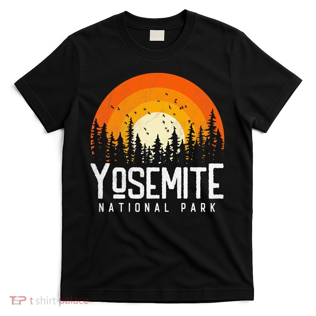 Yosemite US National Park Retro Style Vintage 70s 80s T-Shirt