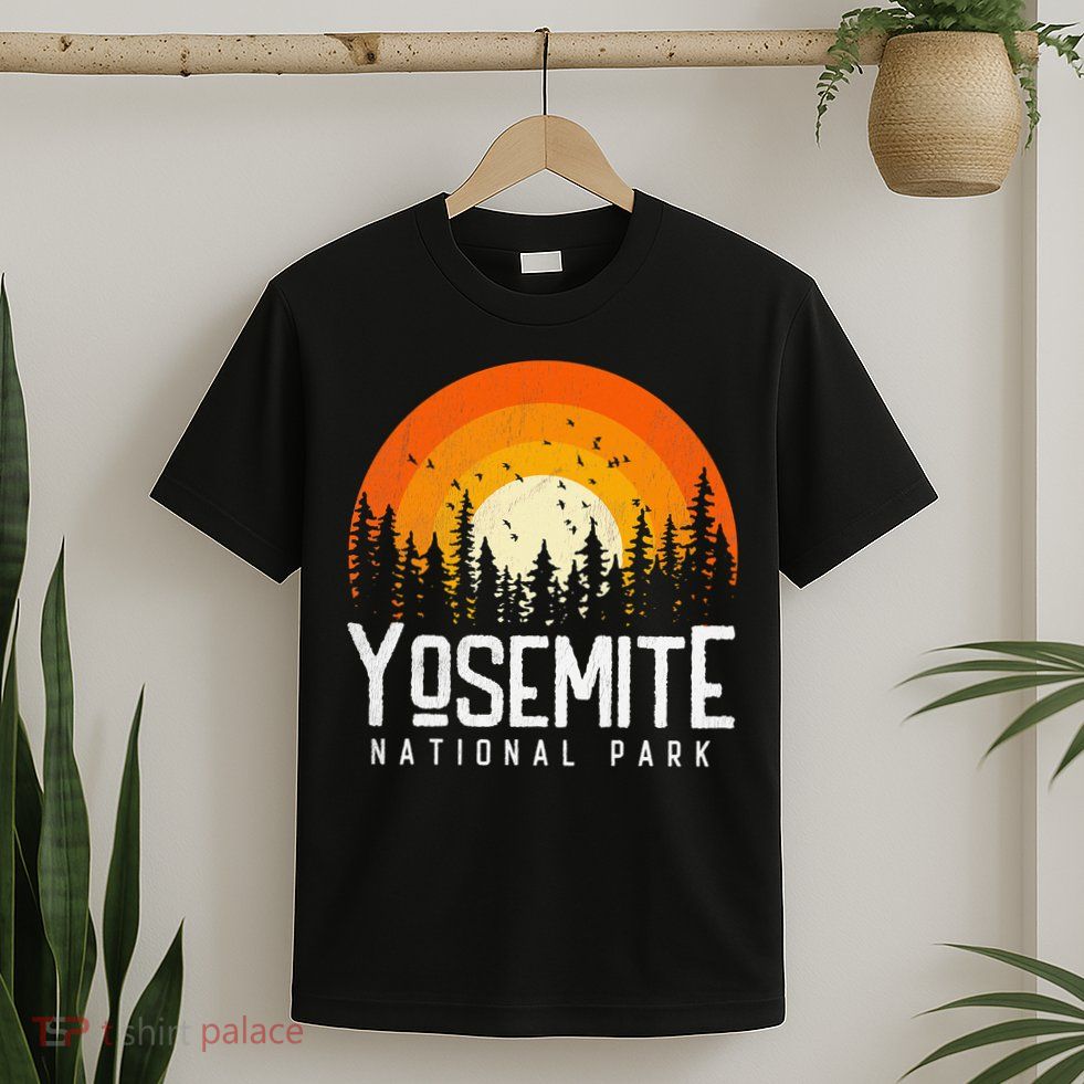 Yosemite US National Park Retro Style Vintage 70s 80s T-Shirt