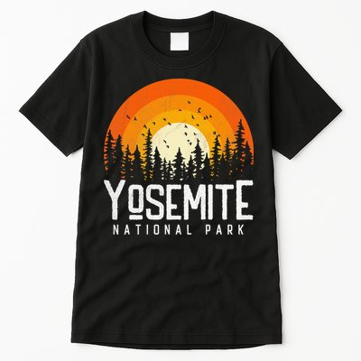 Yosemite US National Park Retro Style Vintage 70s 80s Tall T-Shirt