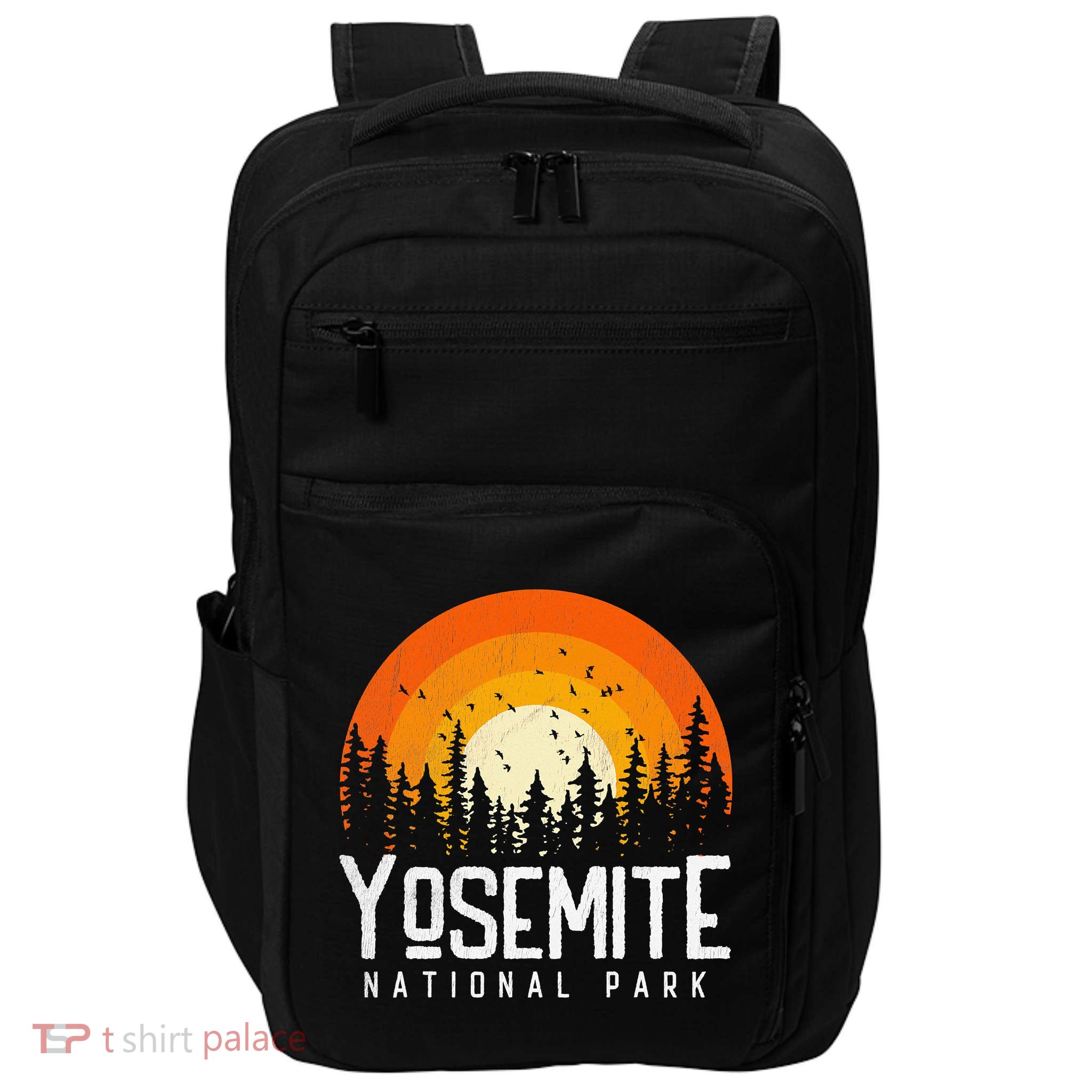 Yosemite US National Park Retro Style Vintage 70s 80s Impact Tech Backpack