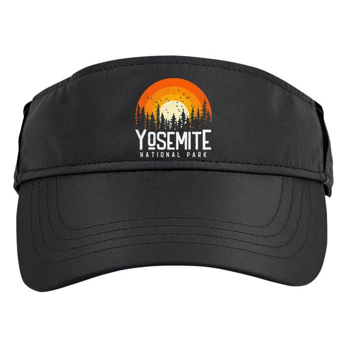 Yosemite US National Park Retro Style Vintage 70s 80s Adult Drive Performance Visor