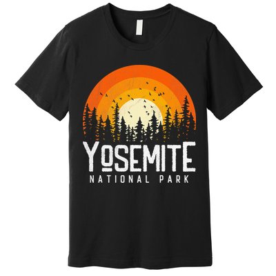 Yosemite US National Park Retro Style Vintage 70s 80s Premium T-Shirt