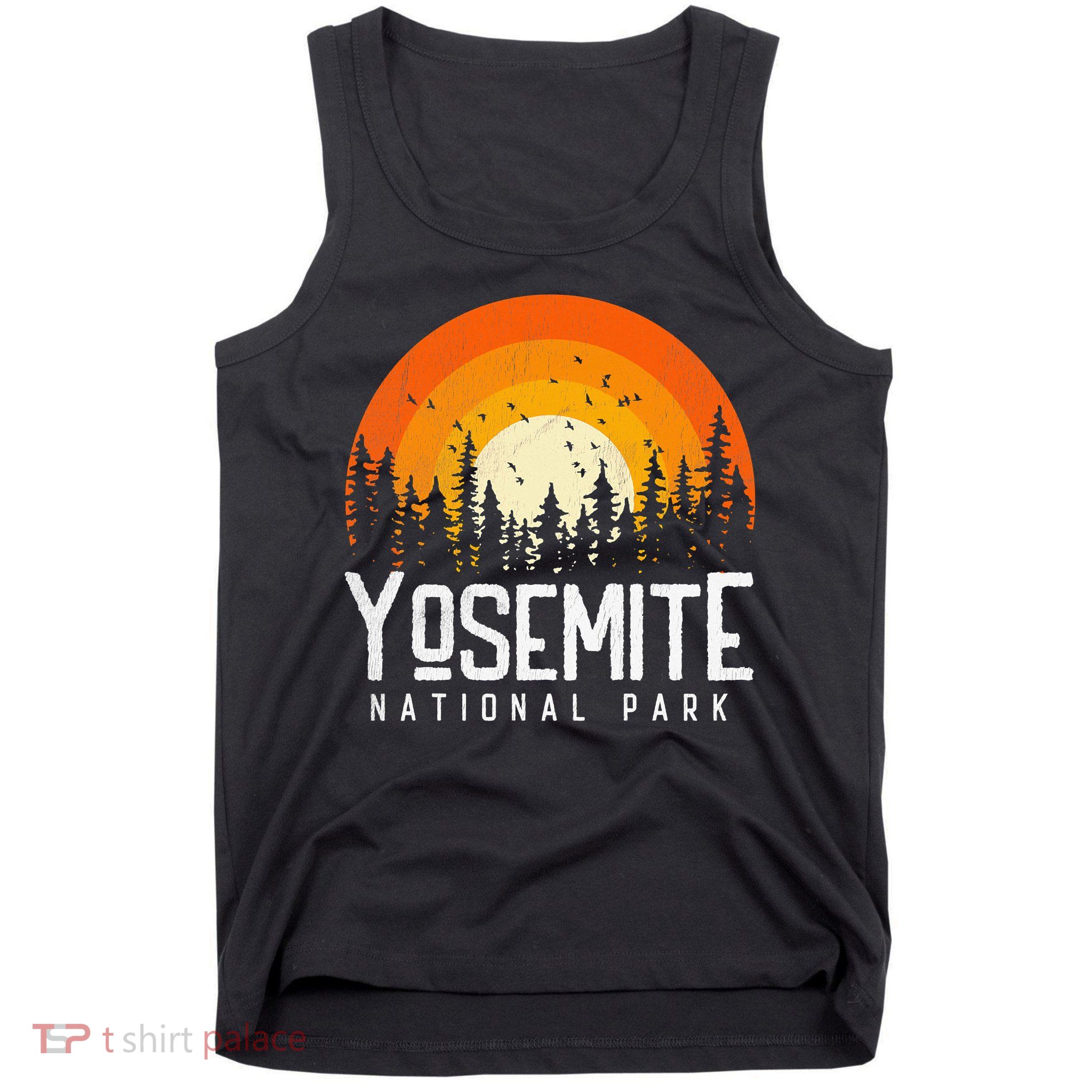 Yosemite US National Park Retro Style Vintage 70s 80s Tank Top