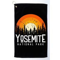 Yosemite US National Park Retro Style Vintage 70s 80s Golf Towel