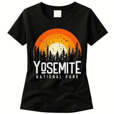 Yosemite US National Park Retro Style Vintage 70s 80s Womens T-Shirt