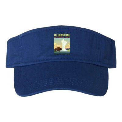 Yellowstone US National Park Bison Vintage Gift Visor