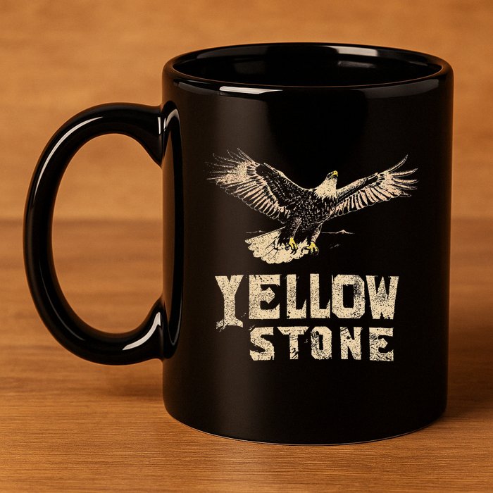 Yellowstone Us National Park 11oz C Handle Ceramic Mug