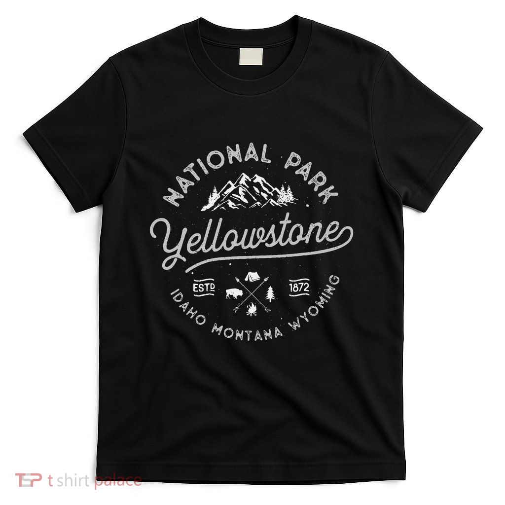 Yellowstone Us National Park Bison Buffalo T-Shirt