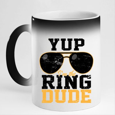 Yup I'm The Ring Dude 11oz Black Color Changing Mug