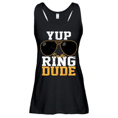 Yup I'm The Ring Dude Ladies Essential Flowy Tank