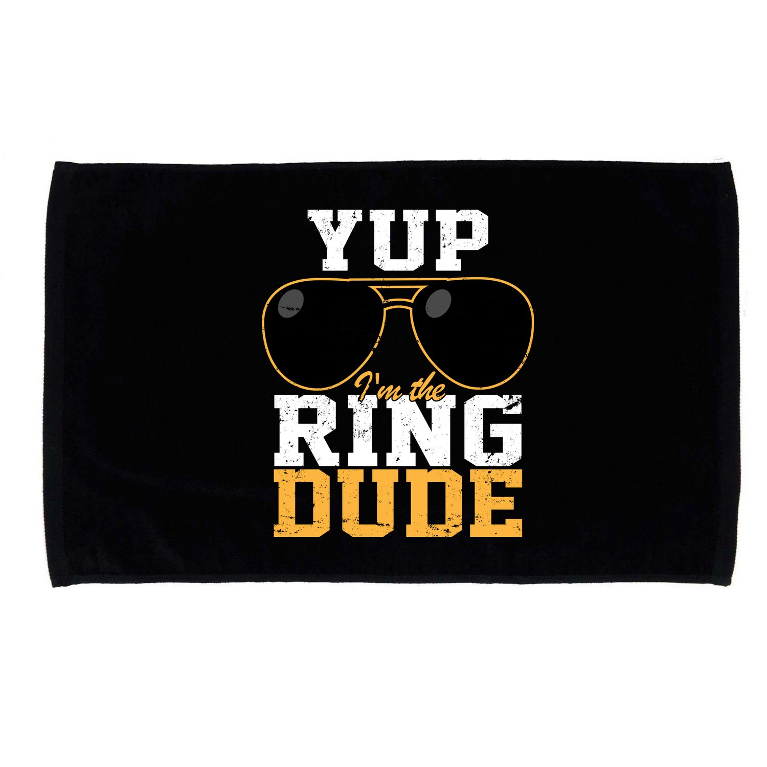 Yup I'm The Ring Dude Microfiber Hand Towel