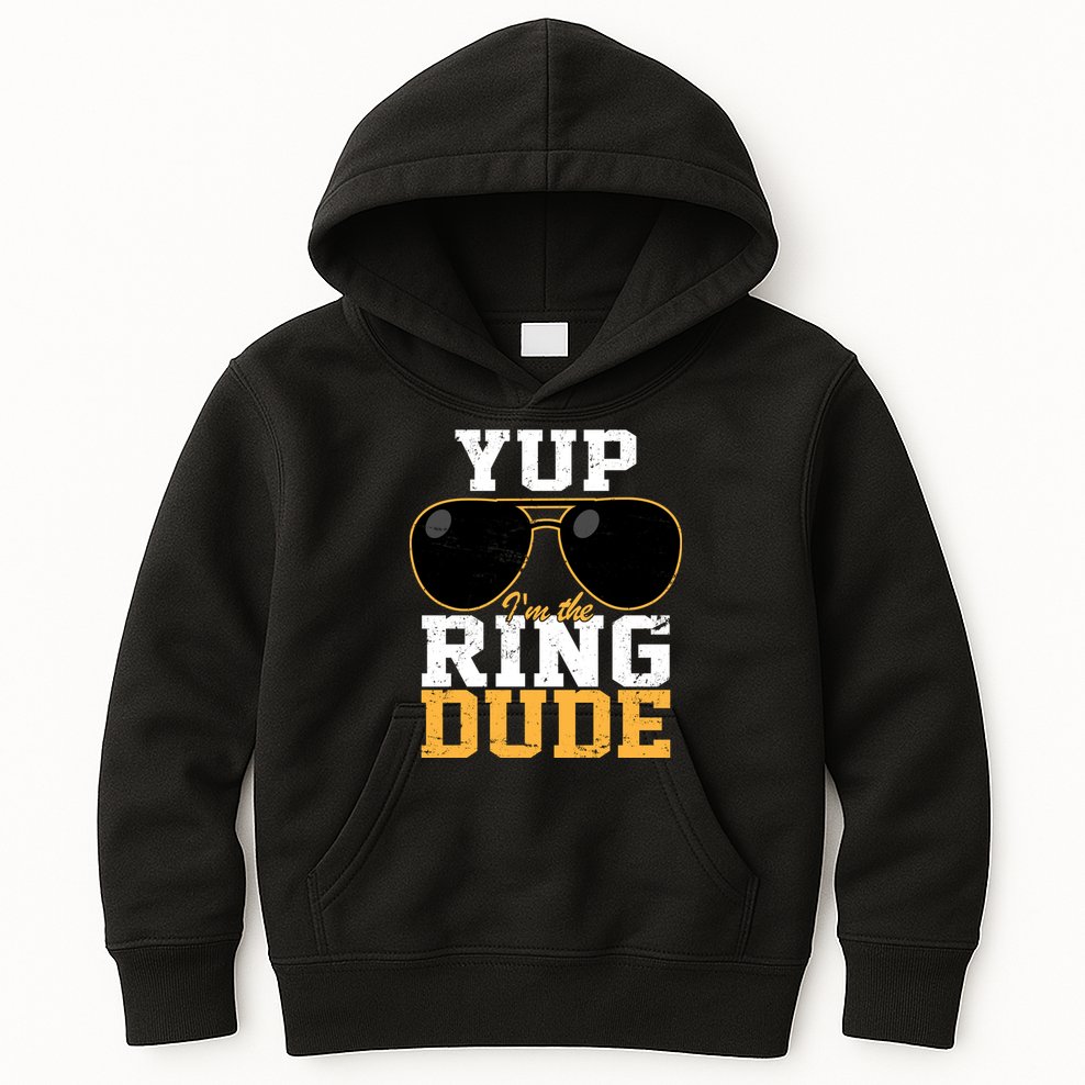Yup I'm The Ring Dude Kids Hoodie