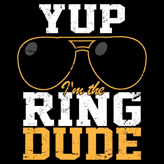 Yup I'm The Ring Dude Kids T-Shirt