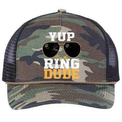 Yup I'm The Ring Dude Retro Rope Trucker Hat Cap