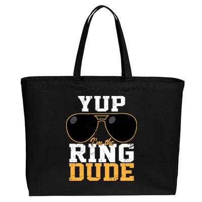 Yup I'm The Ring Dude Cotton Canvas Jumbo Tote