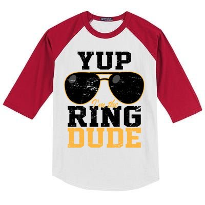 Yup I'm The Ring Dude Kids Colorblock Raglan Jersey