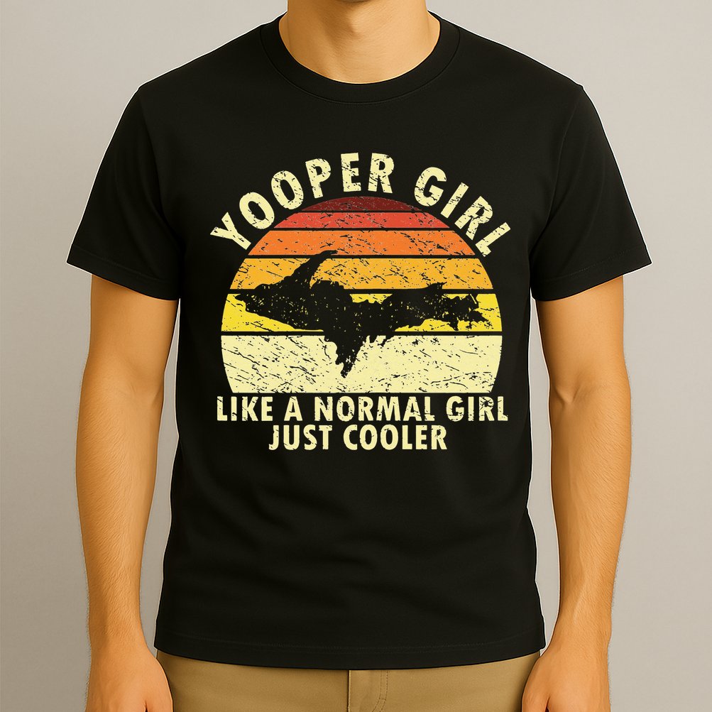 Yooper Upper Peninsula Retro Upper Michigan T-Shirt