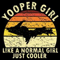 Yooper Upper Peninsula Retro Upper Michigan V-Neck T-Shirt