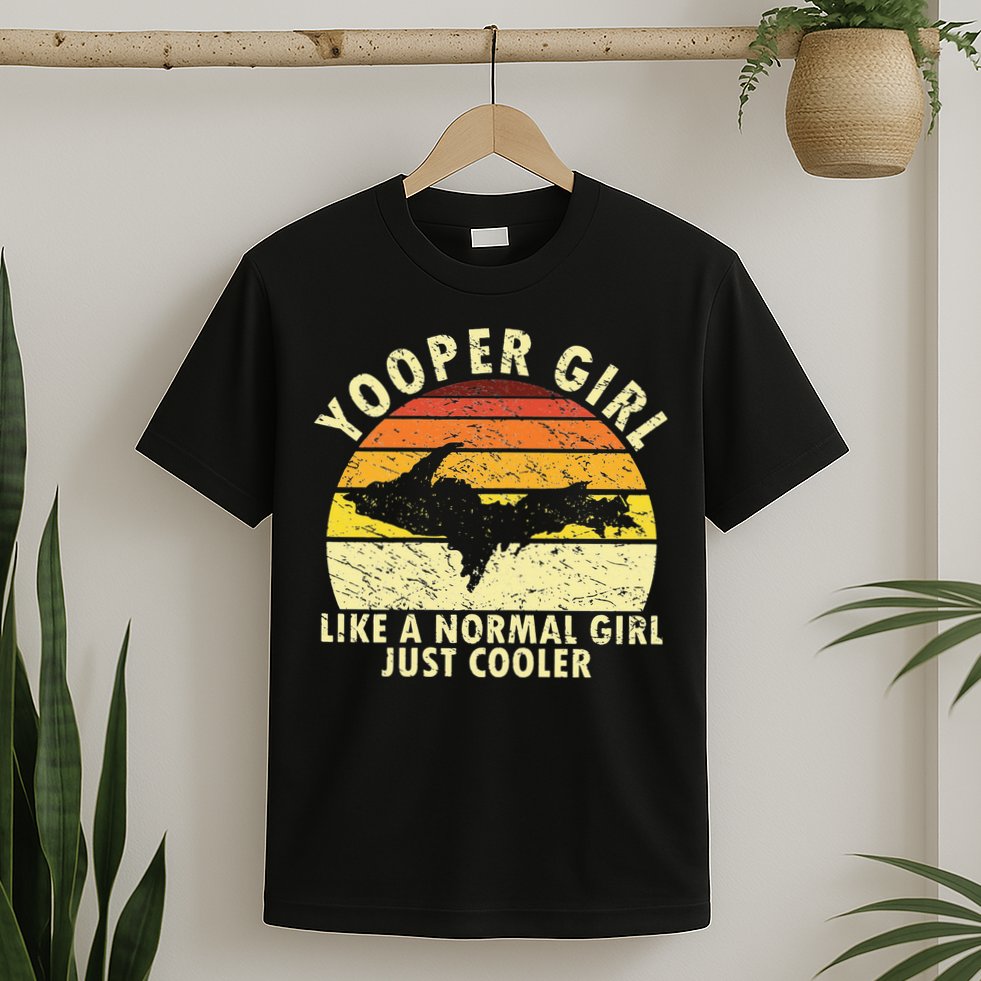 Yooper Upper Peninsula Retro Upper Michigan T-Shirt