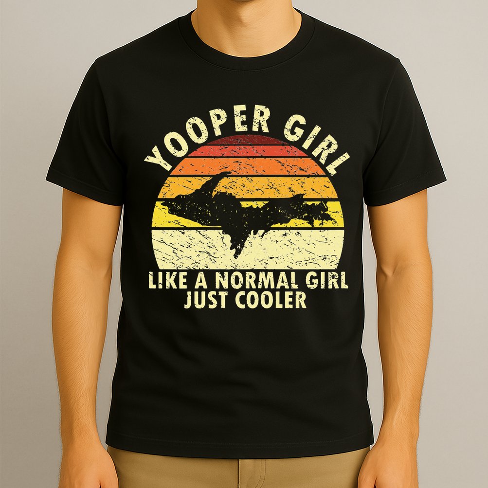 Yooper Upper Peninsula Retro Upper Michigan T-Shirt