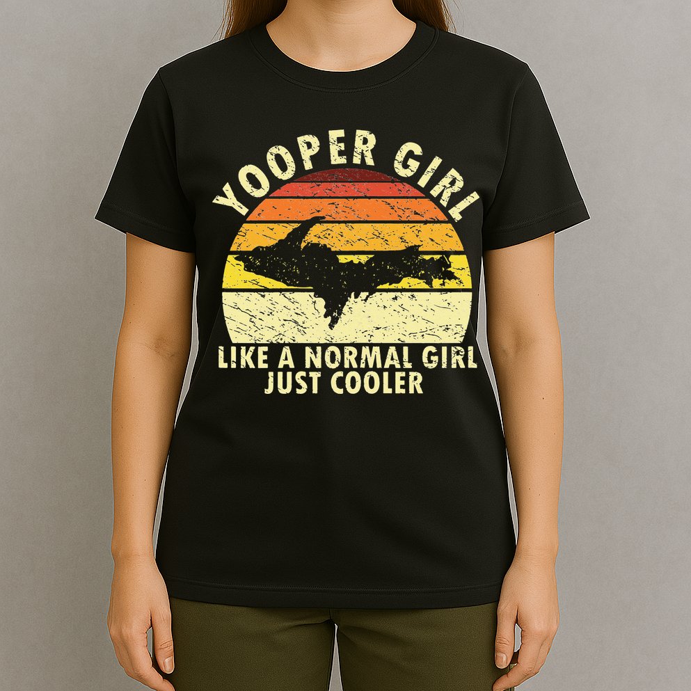 Yooper Upper Peninsula Retro Upper Michigan T-Shirt