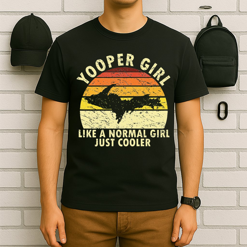 Yooper Upper Peninsula Retro Upper Michigan T-Shirt