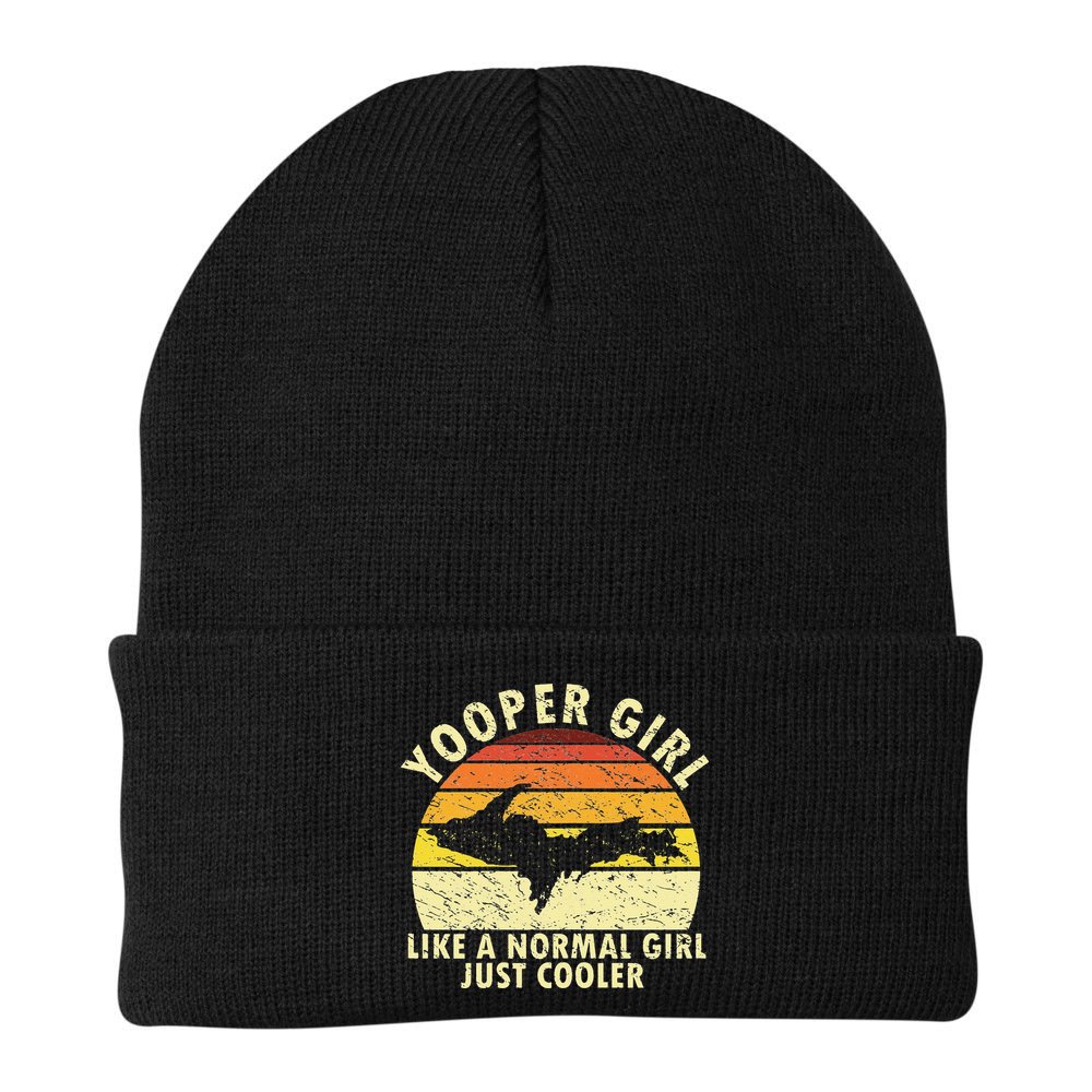Yooper Upper Peninsula Retro Upper Michigan Beanie
