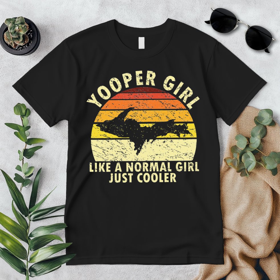 Yooper Upper Peninsula Retro Upper Michigan Premium T-Shirt