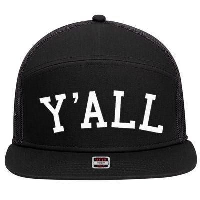 YAll University Southern Pride 7 Panel Mesh Trucker Snapback Hat