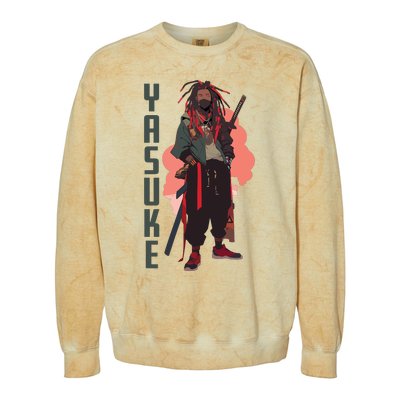 Yasuke Urban Samurai Colorblast Crewneck Sweatshirt