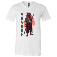 Yasuke Urban Samurai V-Neck T-Shirt