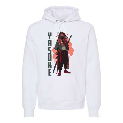 Yasuke Urban Samurai Premium Hoodie