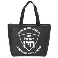 Yeshiva University Together With Israel Zip Tote Bag