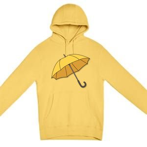 Yellow Umbrella Premium Pullover Hoodie