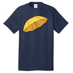 Yellow Umbrella Tall T-Shirt